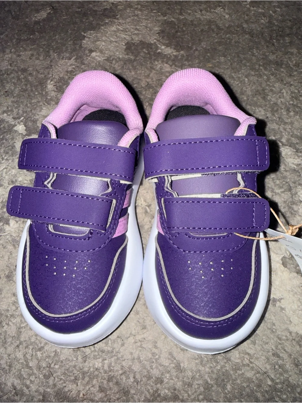 adidas Breaknet 3.0 Purple Toddler Shoes 7Kids